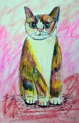 Ginger The Arty Cat