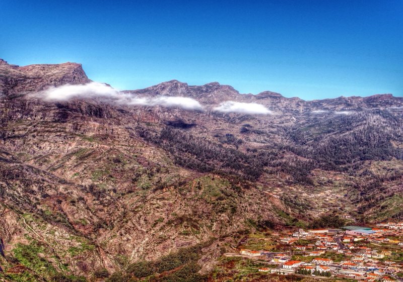 View of Curral from the path between Eira do Serra and Curral 1