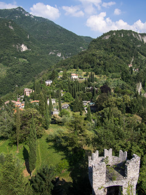 View 2 from Castello Vezio near Varenna