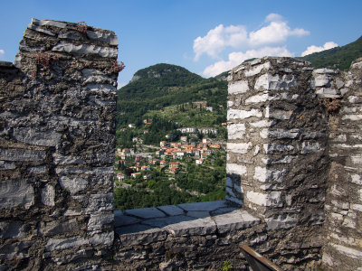 View from Castello Vezio near Varenna