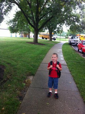 First day of Kindergarten, August 17