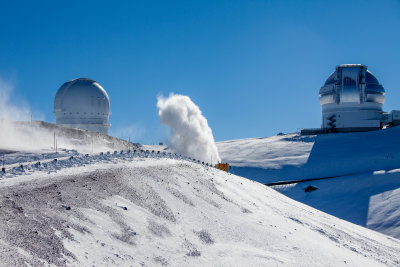 Gemini, Mauna Kea snow