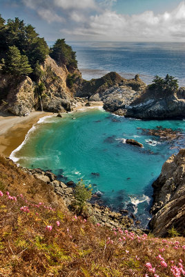 Waterfall Cove at Julia Pfeiffer Burns Park