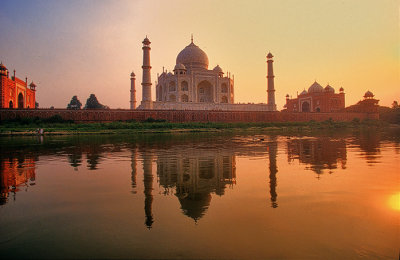Sunset in Agra
