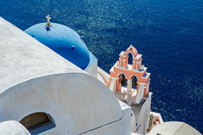 Above the Sparkling Aegean Sea