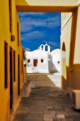 View Through a Walkway