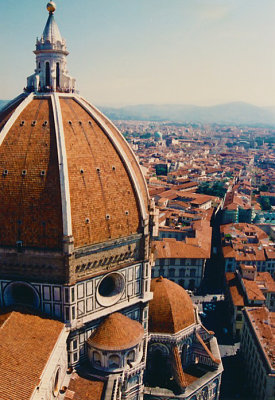 Brunelleschi’s monumental dome of the Florence Cathedral