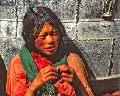 Tibetan Girl in Kathmandu