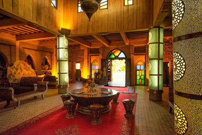 Lobby of Kasbah Xaluca