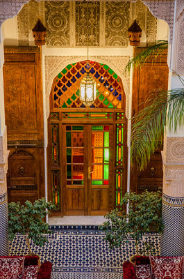 Door inside Riad Myra