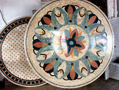 Handcrafted Mosaic Table Tops