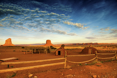 Navajo Hogan Houses