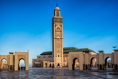 Morning at Hassan II Mosque