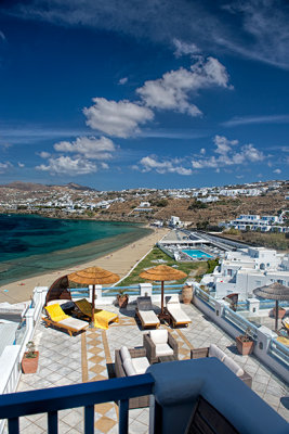 A View to Mykonos Town