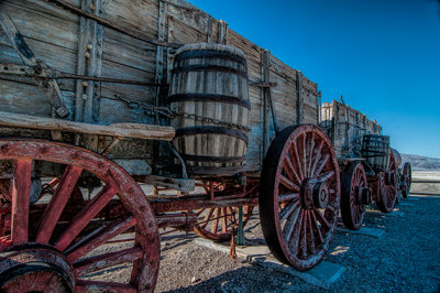 The Historic Borax Mule Team Wagons