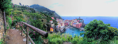 Hiking to Vernazza