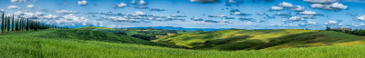 Panorama Stitched from 11 Vertical Frames