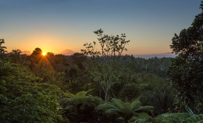 Sunrise from Bali Mountain Retreat