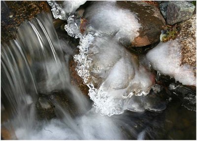 08 frozen water flowing water
