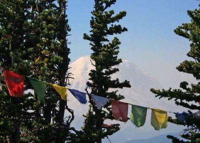 74 prayer flags at summit house