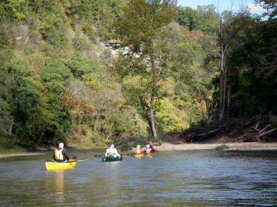 Bryant Creek has some bluffs Oct 2013.jpg