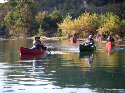 Mirriam Pat 3 Carl Phyllis and Bill on Bryant Creek Oct 2013.jpg