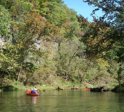 Some fall color on the bluffs N Fork Oct 2013.jpg