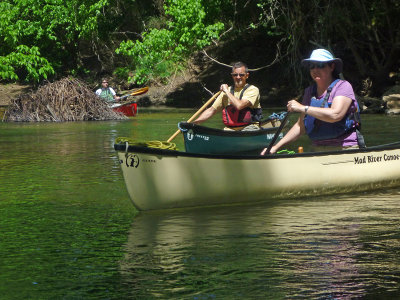 Jo Anne Brian and Pam - Ozark Spring Rendezvous 2016 Buffalo River - P1010122.jpg