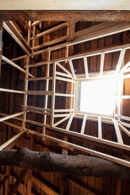 Skylight in study