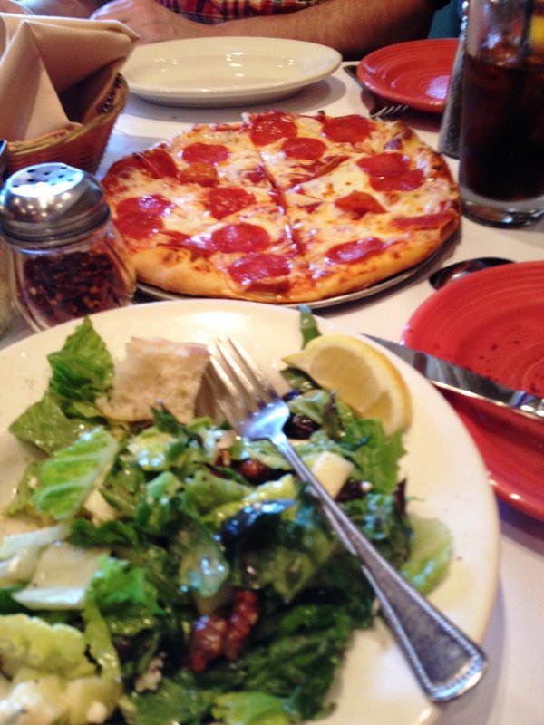 lunch in Calistoga