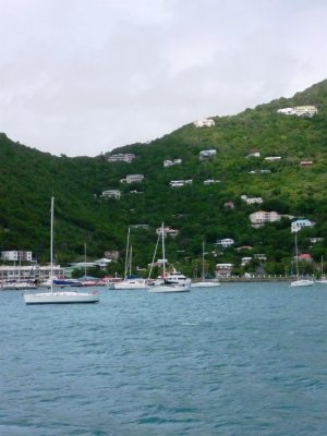 Arriving at Road Town, Tortola