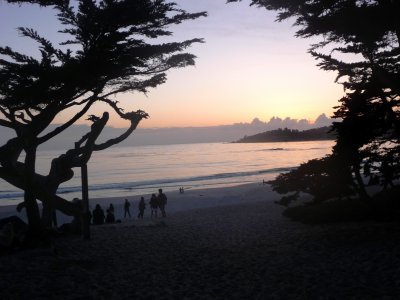 last sunset at Carmel Beach