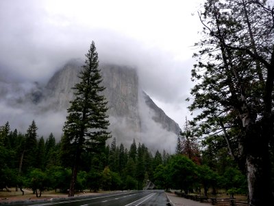 Dense clouds in the valley