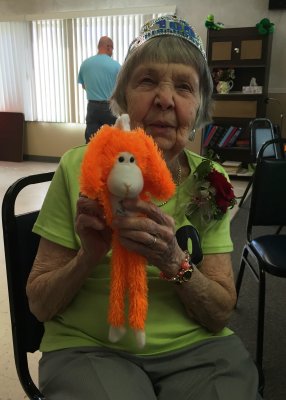 Celebrating Grandma Gina's 100th birthday!