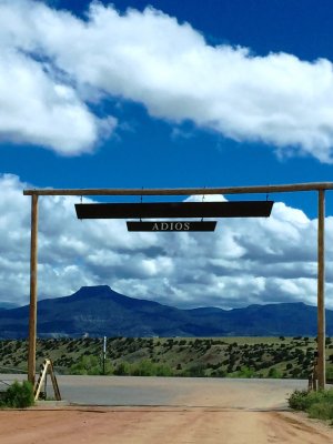 exiting Ghost Ranch