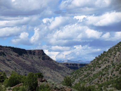 low road from Taos to Santa Fe