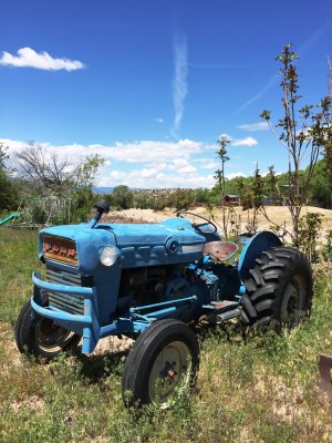 Old tractor near Chimayo