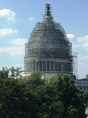 Capitol Building under construction