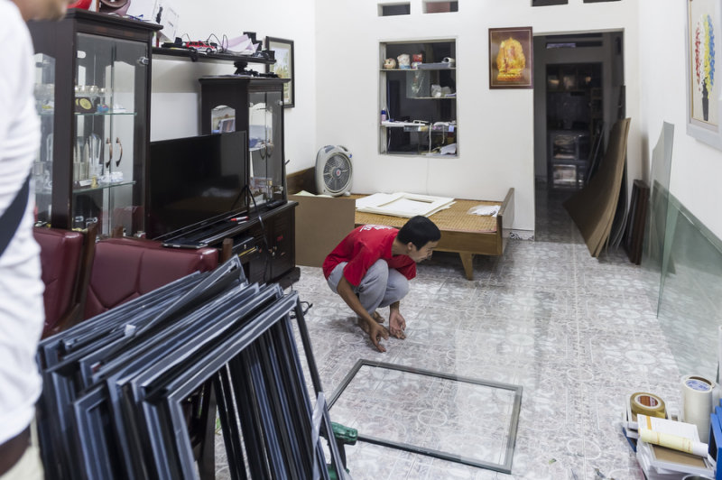 At the framers in Hanoi