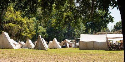 Confederate Encampment At Selma