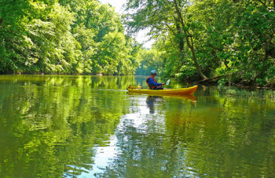 Kayaking Hatchet Creek