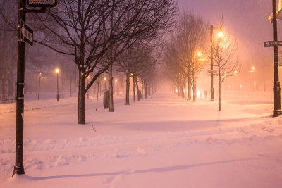 Walk During Blizzard Jonas