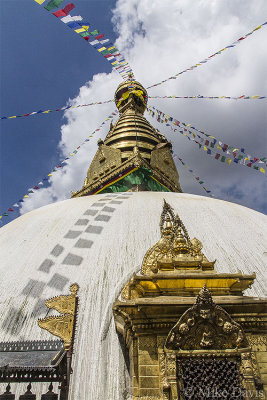 Stupa at Swayambhunath Temple