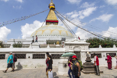 World's largest stupa at Bodhnath Temple