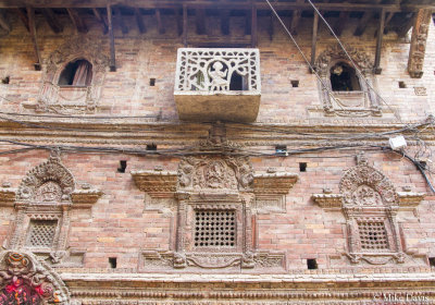 Fine wood carving of an old royal palace in Bhaktapur