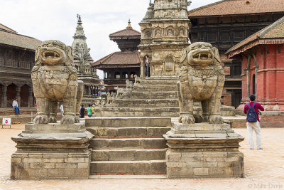 Temple Guardians at Royal Temple, Durbar Square, Bhaktapur