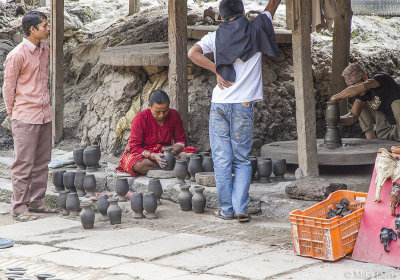 Pottery at Durbar Square, Bhaktapur
