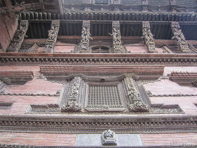 Elaborate Hand-carvings on Royal Temple, Durbar Square