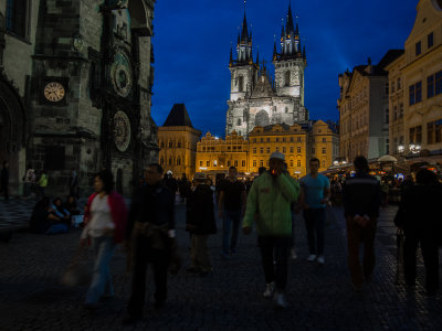 Old Town Prague at night