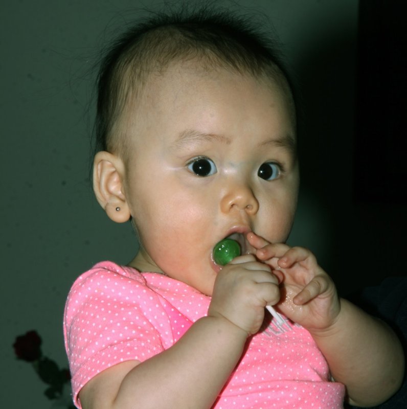 Practicing to move a candy...